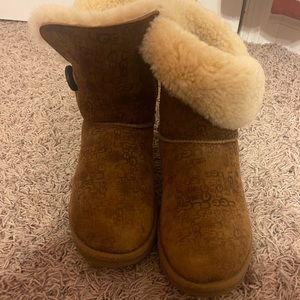 UGG logo boots